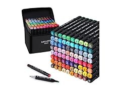 60 colors Dual Tip Alcohol Markers