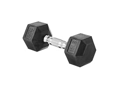 Amazon Basics Rubber Hex Dumbbell Hand Weight