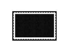 Rainbow Scallop Border Educational Area Rug