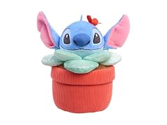 Disney Stitch Hello Spring Potted Plush Stuffed Animal