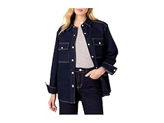 Amazon Essentials Womens Denim Shirt Jacket
