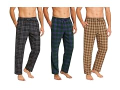 (3PK) Men's Flannel Pajama Pants