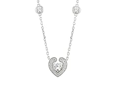 Swarovski CZ Heart Necklace
