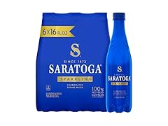 Saratoga Sparkling Water Bottles, 6-Pack