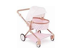 LullaBaby – 14-Inch Accessories – Pink Toy Stroller