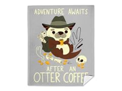 Otter Adventurer Mink Fleece Blanket