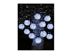 PARTPHONER Solar Lantern 12 Pack Cold White