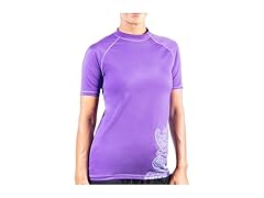 Kanu Surf Women's Lanai Purple Rashguard (L)