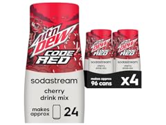 SodaStream 1924236010 Pack of 4 MTN Dew Code Red Dri