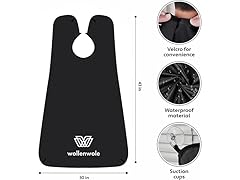 2 Pack Beard Shaving Cape Hair Catcher