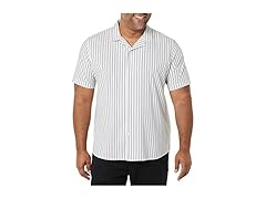 Mens Vacation Cotton Resort Blue Pink (M)