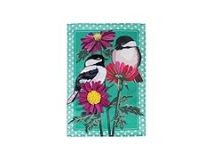 Evergreen Chickadee Garden Flag