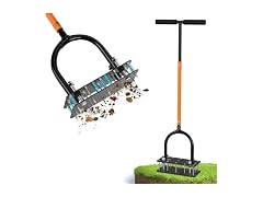 GAINO Manual Lawn Aerator Tool 15 Spikes