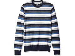 Amazon Essentials Men (L) Sweater Multicolor Strip