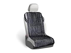 Zone Tech SE0084 Black Wooden Beaded Seat Cover