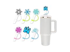 Snowflake Straw Cover Cap Silicone
