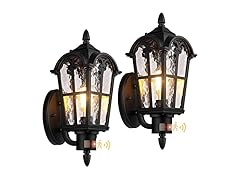 BesLowe 16in 2-Pack Motion Sensor Wall Light