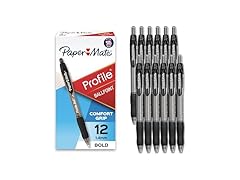 Paper Mate Profile Retractable Ballpoint Pen, 12 Count