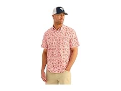 HUK Men Kona Pattern Fishing Button Down