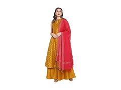 Janasya (3X-Large) Indian Women's Mustard Women