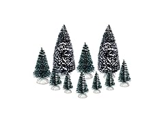 Top Treasures Set of 10 Christmas Trees