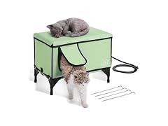 VEVOR Elevated Heated Cuboid Cat House