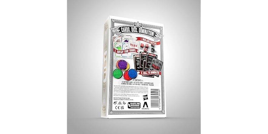 Risk Strike Cards and Dice Game