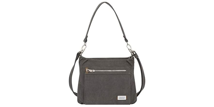 Travelon Anti-Theft Heritage Cross Body Travel Totes, Pewter