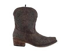 ROPER Womens Amelia Tooled Boots, 7.5