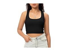 Ggov Women (S) Sports Crop Tank Tops Shirts