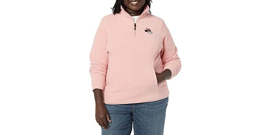 Amazon Essentials Disney Womens Quarter Zip