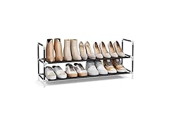 SONGMICS 2-Tier Shoe Rack