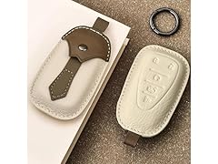 Chevy Key Fob Cover Leather Brown 5btn
