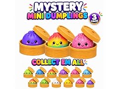 Titan Squishy Sensory Relief, Mini Dumpling, 3PK