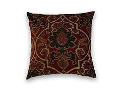 2pk Red Absttract Ikat Decorative Cover