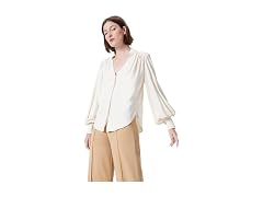 DEE Ocleppo Women (L) Jane Long Blouse Sea Salt