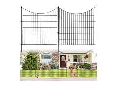 10 Panels No Dig Fence with Gate