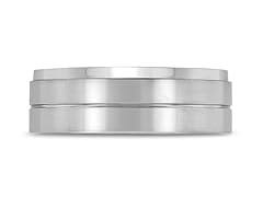 8 MM Brushed Finish Men's Titanium
