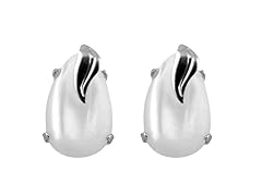 Mother of Pearl Cabochon Earrings