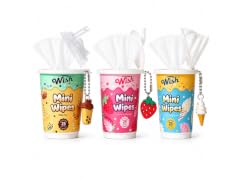 24pk Travel Size Mini Hand Wipes
