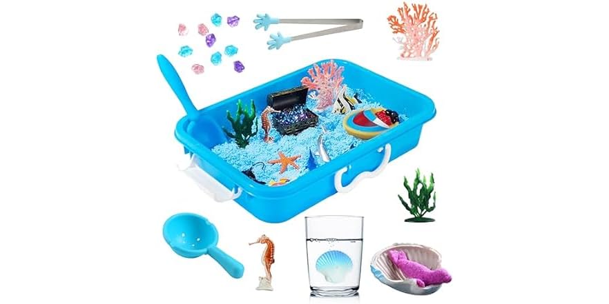 Sea Container Toy Ocean Sensory Water Toys with Sea Animal