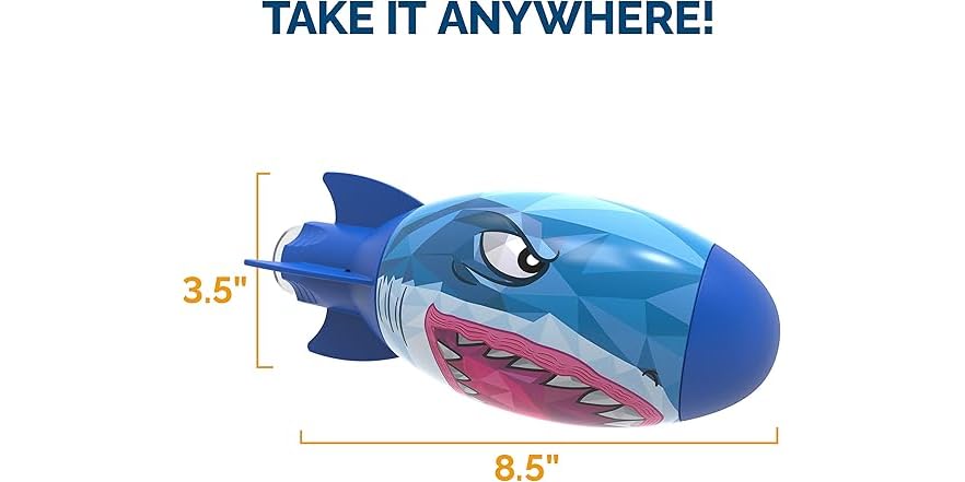 Spin Master Shark Rocket – Fontaine Torpille Sous-marine – Jouet Aquatique Rapide – Piscine Et Plage