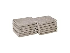 Amazon Basics Cotton Washcloths 12Pk