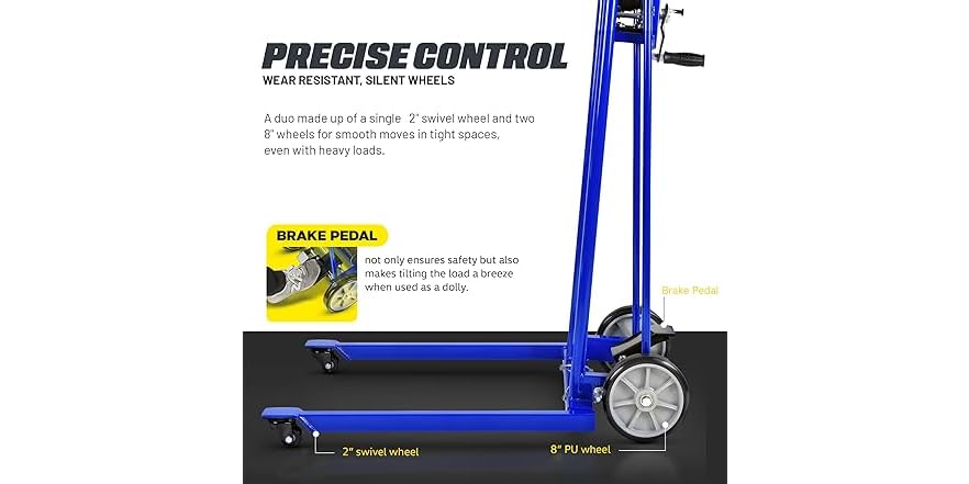 Goodyear Material Lift Winch Stacker - 330 Lbs