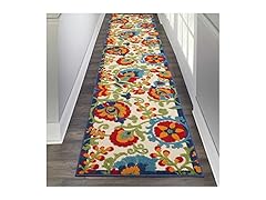 Nourison Home Aloha 2'3" x 10' Multicolor Outdoor