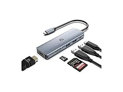 HOPDAY USB C Hub, USB C Adapter 6 in 1,