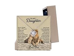 Dad To Daughter Heart Necklace