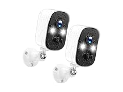 Nikoglly 2 Pack Wireless Outdoor Security Cameras