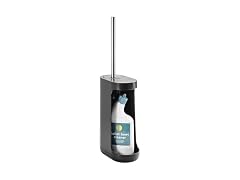 iDesign Toilet Brush with Holder and Storage Compartment