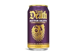1CT Liquid Death Doctor Death Sparkling Water, 12 OZ